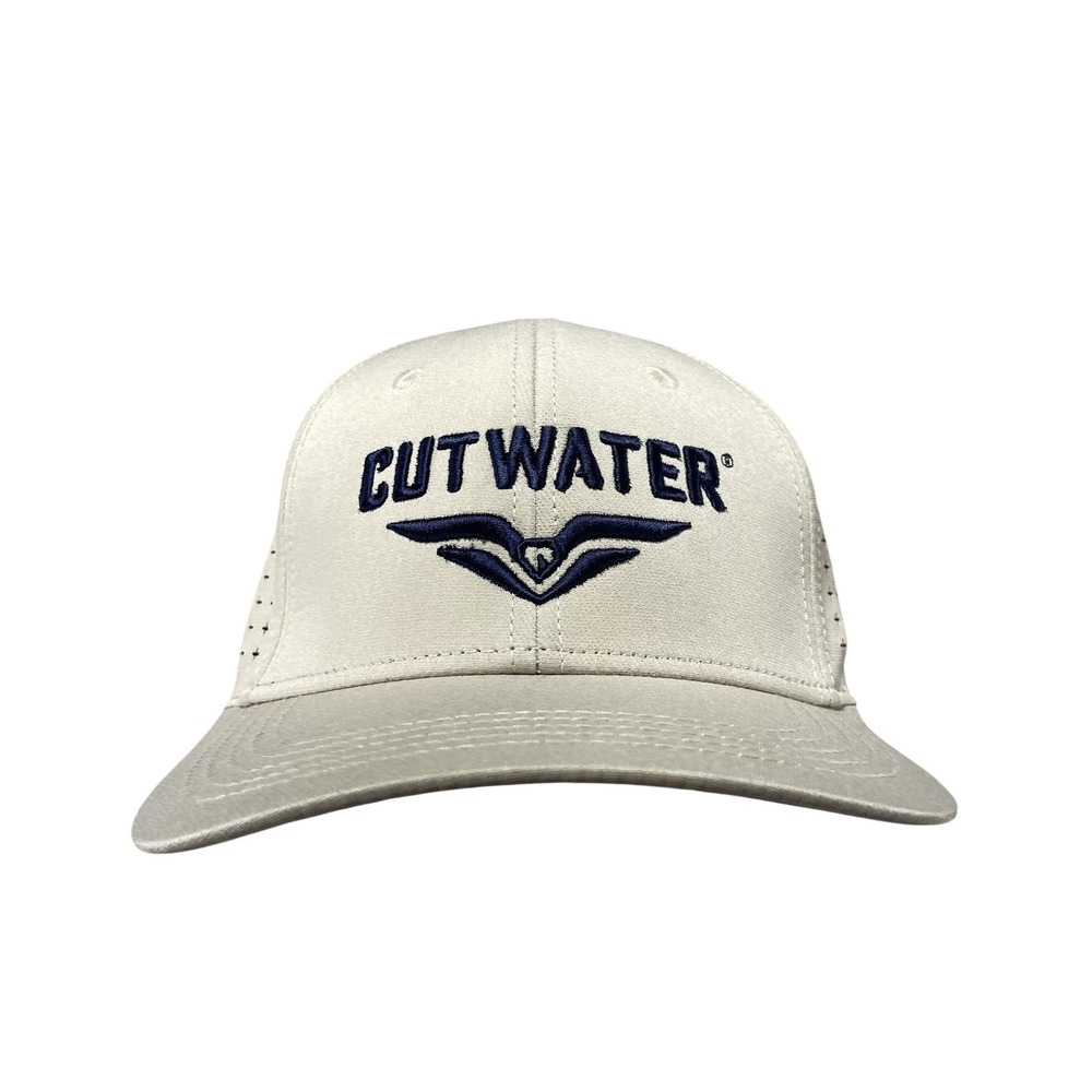 UNRL Cutwater Hat Cap Snap Back One Size Mens Beige Mid‎ Pro Beer Logo Trucker